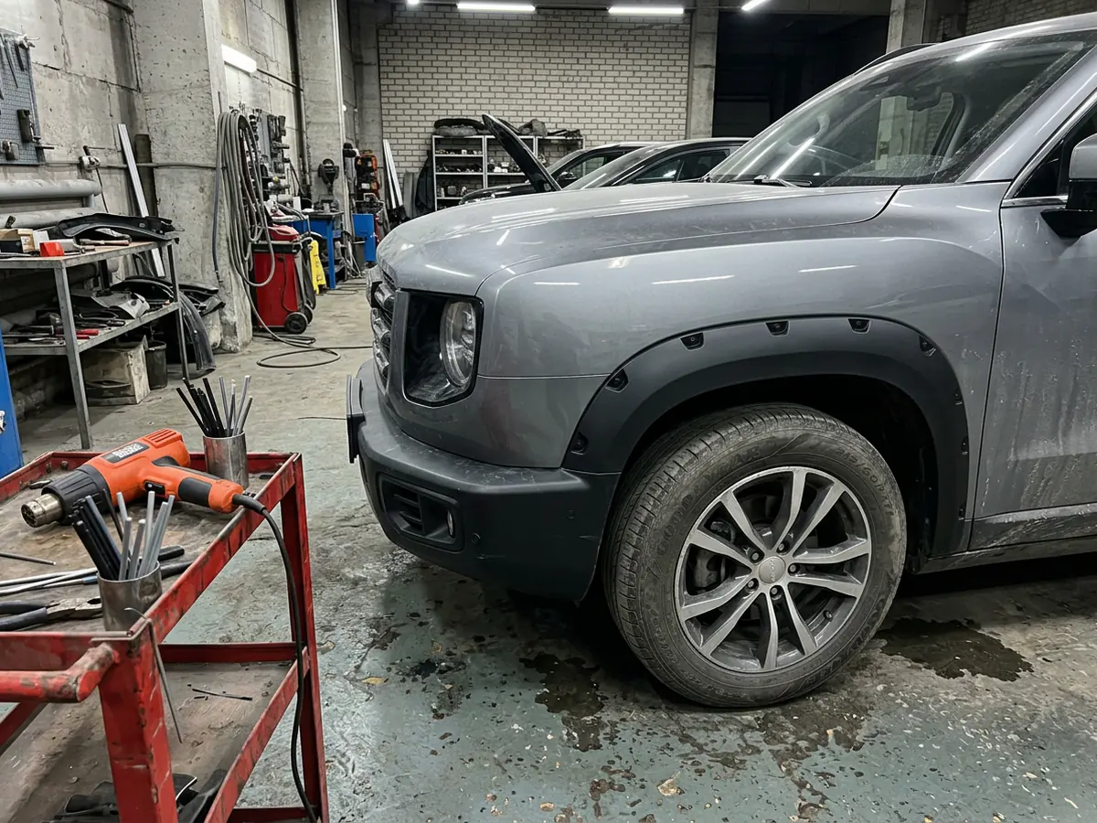 Haval Jolion — ремонт пластиковых накладок арок
